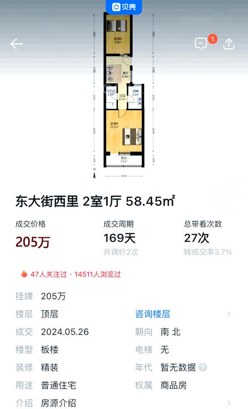 北京一环房价多少钱一平方