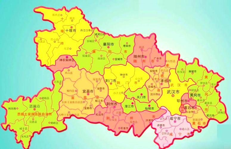湖北最新行政区划2025