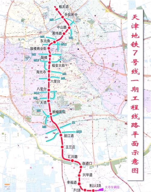 天津地铁七号线最新消息