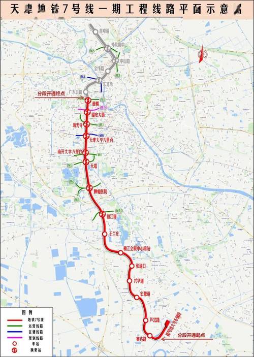 天津地铁七号线最新消息