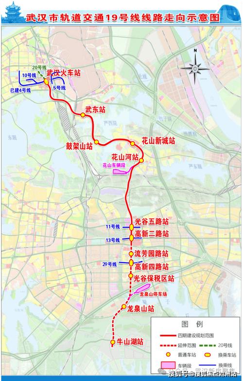 武汉13号线最新线路图