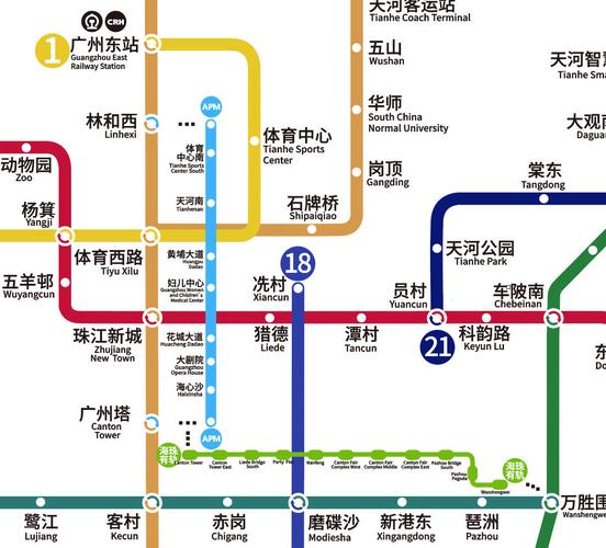广州最新地铁线路图高清