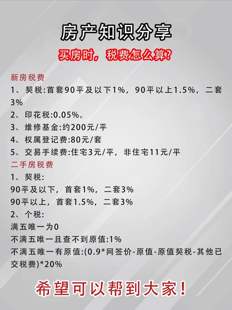 买二手房都要交什么税