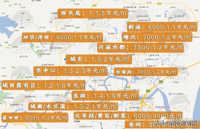 福建莆田房价一览表