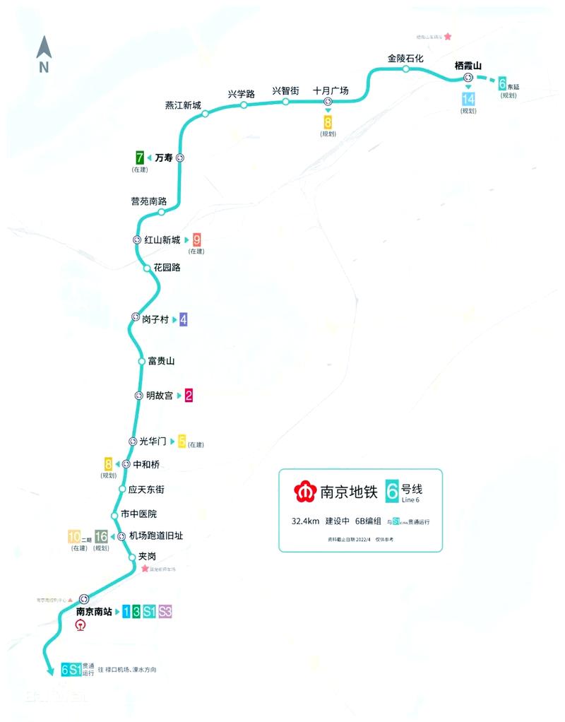 南京地铁6号线最新消息