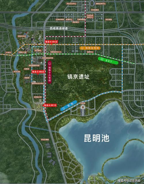 西安昆明池最新规划图