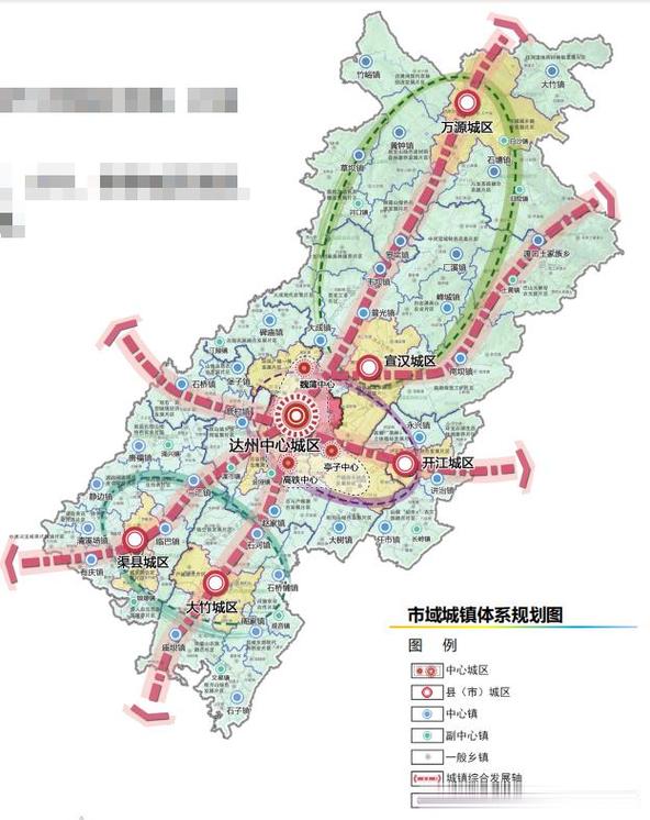 达州市复兴最新规划图