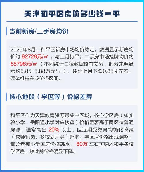 天津房价多少钱一平