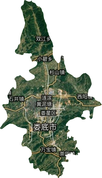 娄底市娄星区最新地图