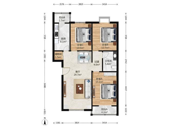 西马金润家园二手房