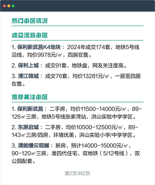 武昌白沙洲的最新房价