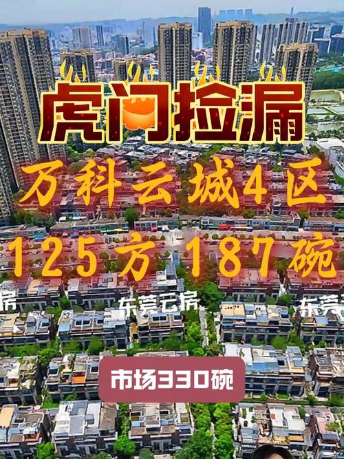 虎门万科云城最新房价