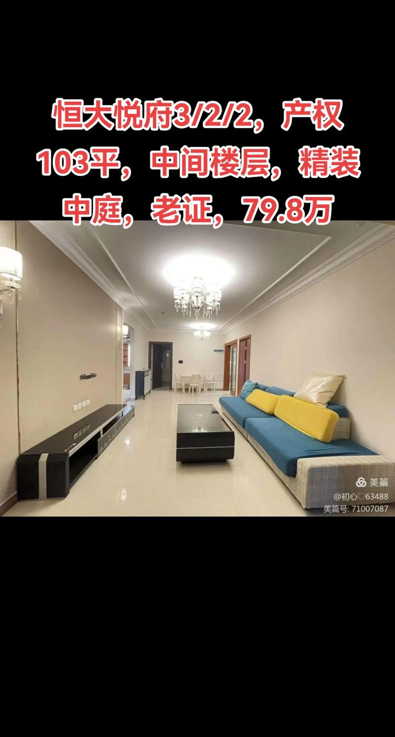 眉山恒大悦府房价