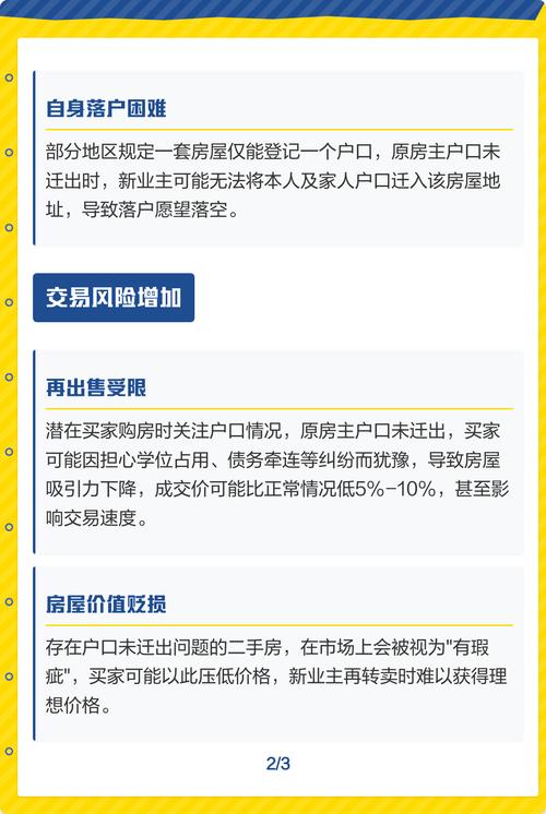 二手房交易户口问题